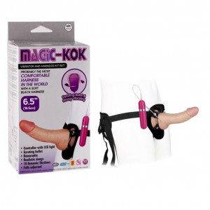 Magic-Kok Vibrator And Harness Kit
