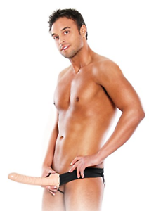 Fetish Fantasy 10 Inch Hollow Strap-On in Flesh 