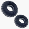 Oxballs Truckt 2 Pack Cock Ring Special Edition Night Mixed Sizes