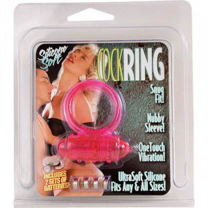 Δαχτυλίδι Πέους VIbrating Cockring Silicone Pink




