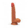 XMEN 7.6 inch Double Layer Silicon Dildo Brown